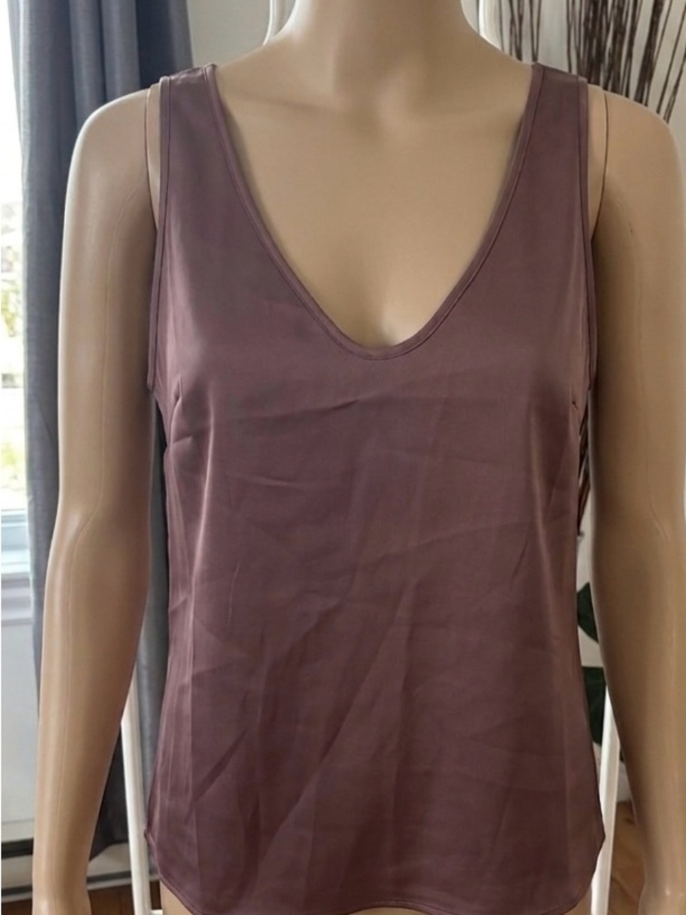 Dynamite Dusty Mauve Scoop Neck Tank